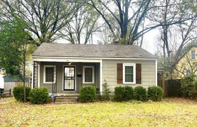 view of front of house with a porch