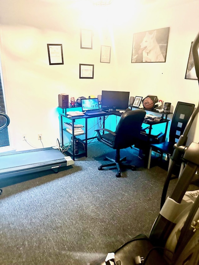 view of office