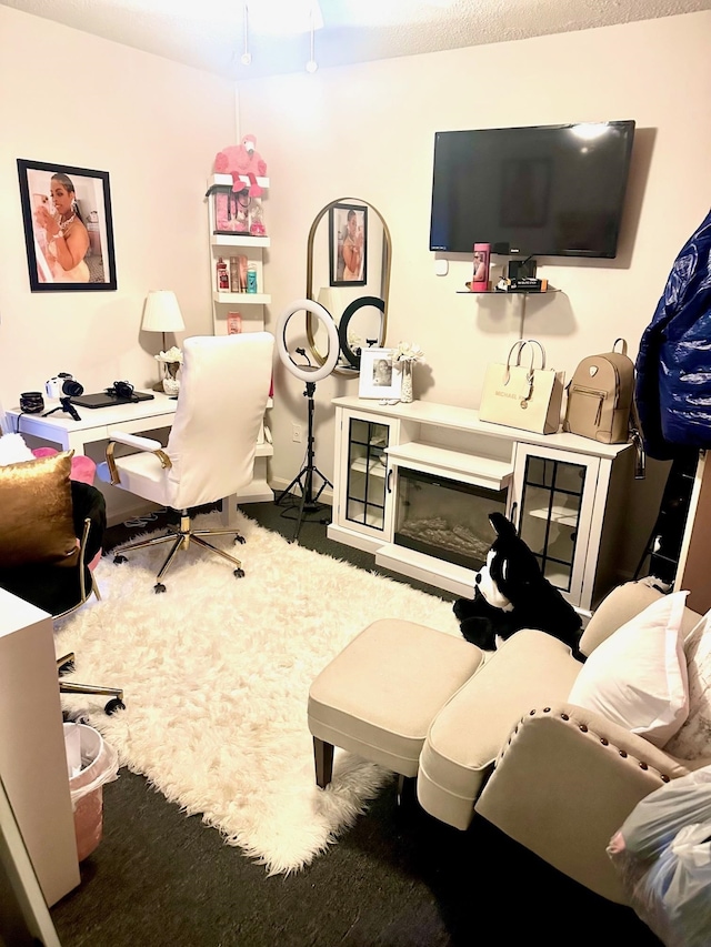 view of office area