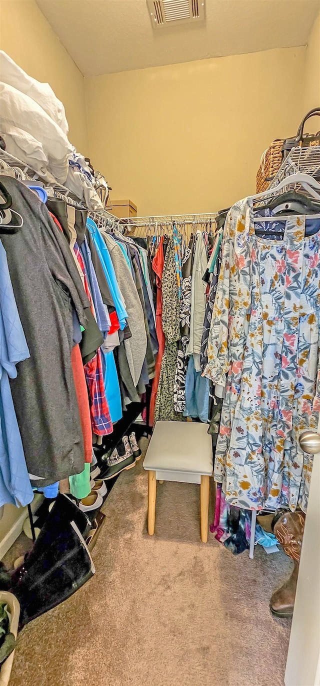 62 Mabel Ln, Atoka, TN 38004 - walk in closet featuring carpet flooring