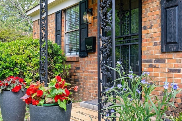 details with brick siding