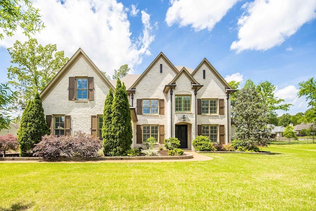 250 Ridgewood Dr, Piperton, TN 38017 - french country inspired facade with brick siding and a front yard