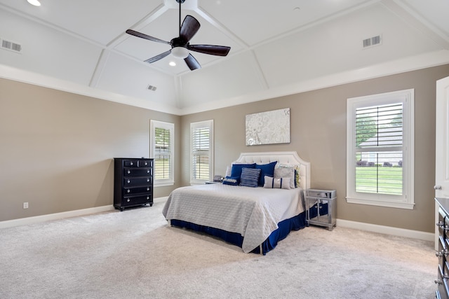 250 Ridgewood Dr, Piperton, TN 38017 - carpeted bedroom featuring visible vents and multiple windows