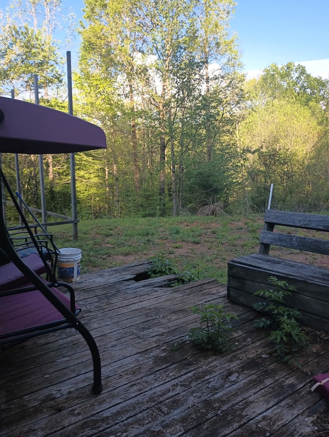 view of deck
