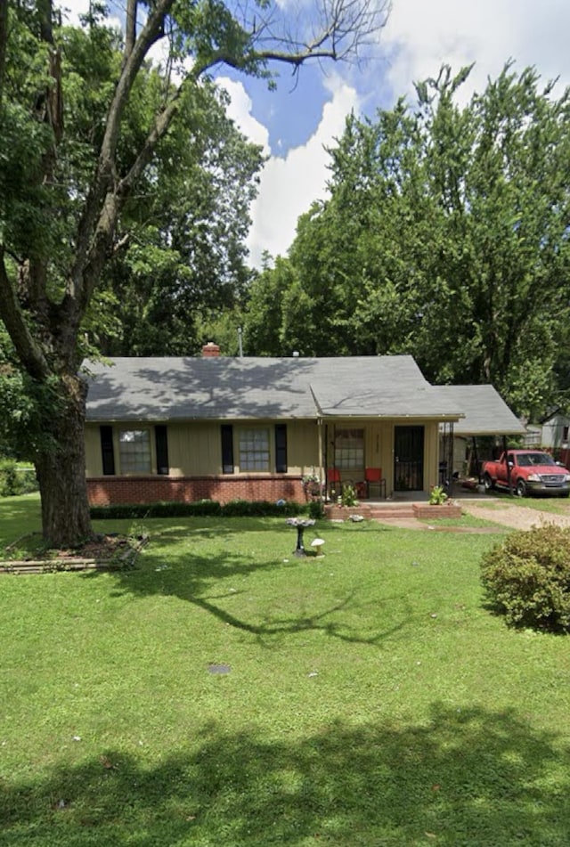 3125 Vista Grande Dr SW, Memphis, TN 38127 - single story home with a front lawn and brick siding