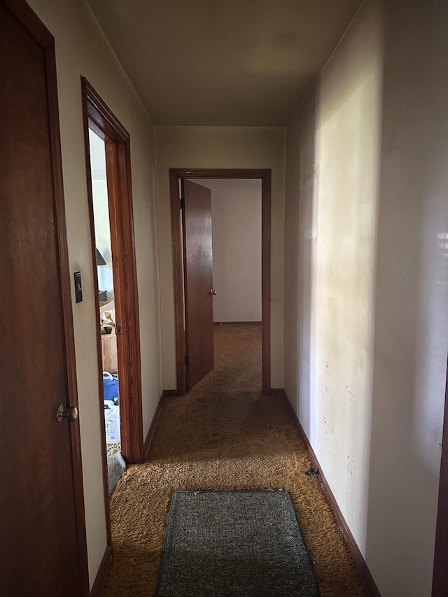 corridor featuring carpet