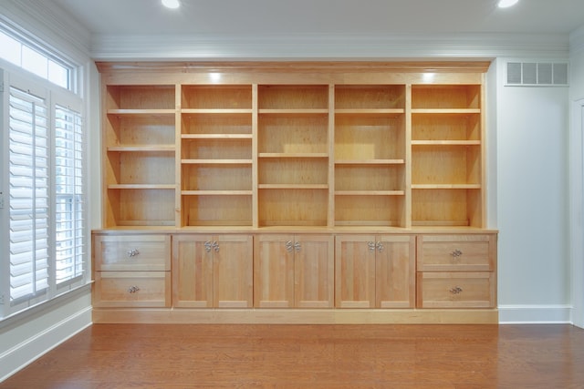 closet featuring visible vents