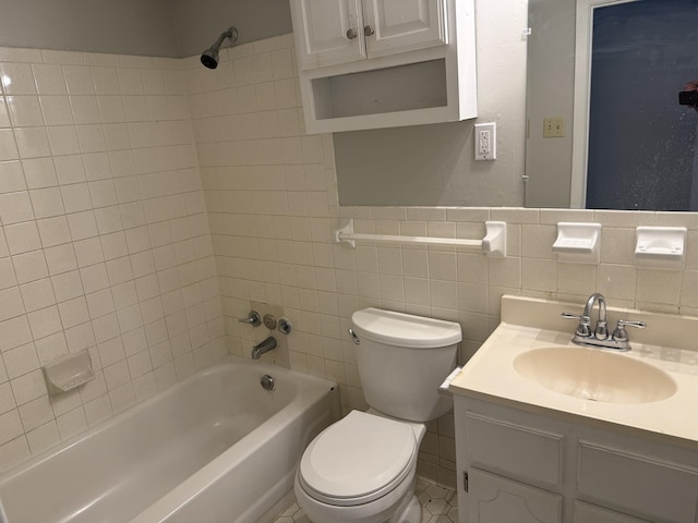 4279 University St, Memphis, TN 38127 - full bath with toilet, vanity,  shower combination, and tile walls