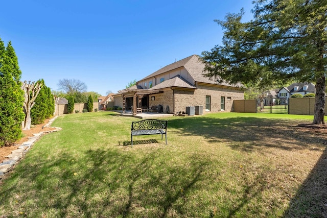 93 Eagle Glade Cv, Cordova, TN 38018 - view of yard with a patio area and a fenced backyard