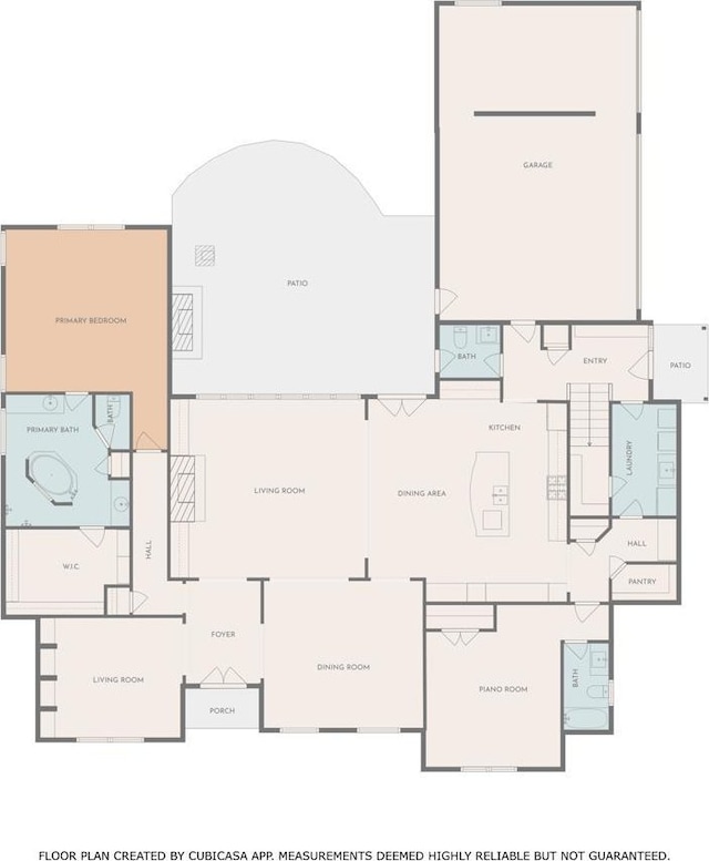 10018 Bushrod Cv, Collierville, TN 38017 - floor plan