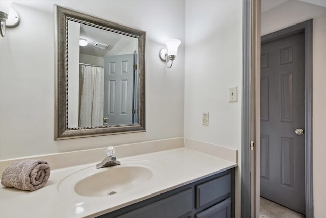 full bath featuring vanity
