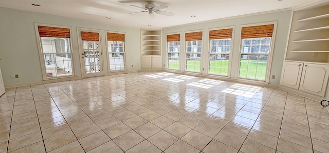 interior space with french doors