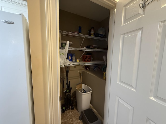 interior space with tile patterned flooring