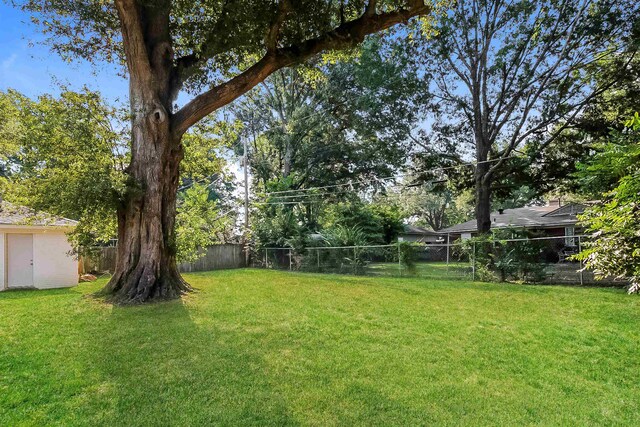 4143 Hilldale Ave, Memphis, TN 38117 - view of yard featuring a fenced backyard