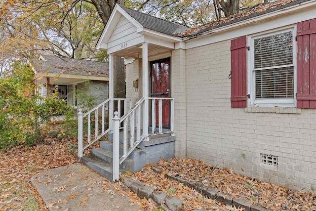 3684 Marion Ave, Memphis, TN 38111 - view of exterior entry featuring brick siding