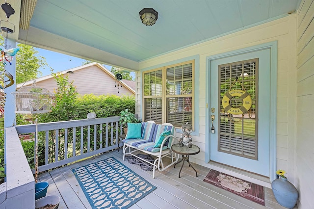 165 Ping Hill Dr, Counce, TN 38326 - wooden terrace featuring covered porch
