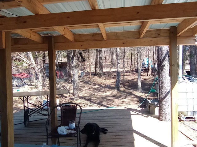 490 Early Bird Ln, Savannah, TN 38372 - view of wooden terrace