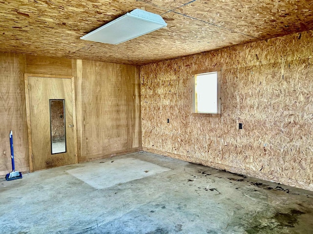 view of spare room