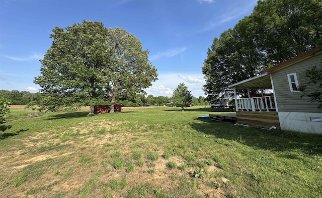 view of yard