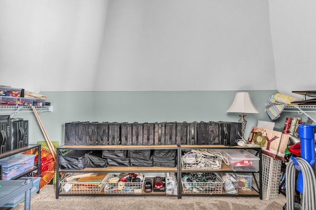 view of storage