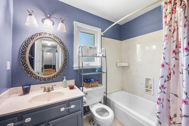 6747 Wild Ln, Bartlett, TN 38135 - full bath with vanity, toilet, and shower / tub combo