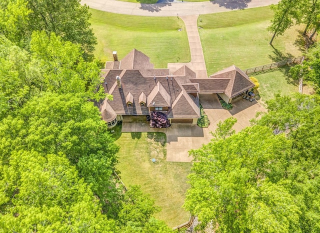 aerial view