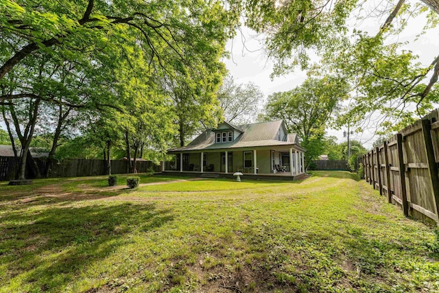 171 White St, Savannah, TN 38372 - view of yard with a fenced backyard
