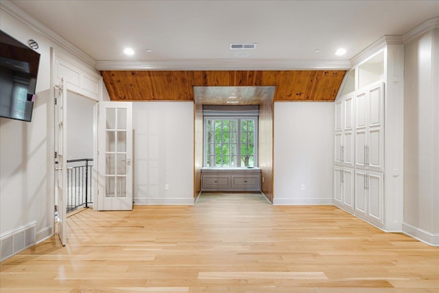 294 Dubray Manor Dr, Collierville, TN 38017 - unfurnished bedroom featuring baseboards, visible vents, and light wood finished floors