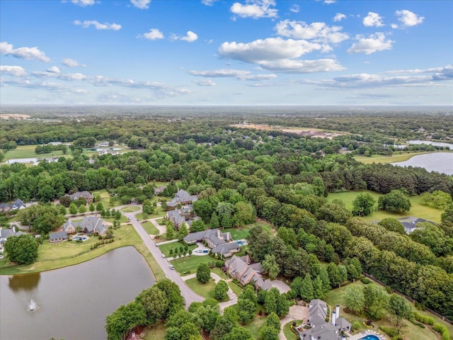 294 Dubray Manor Dr, Collierville, TN 38017 - drone / aerial view featuring a water view and a view of trees
