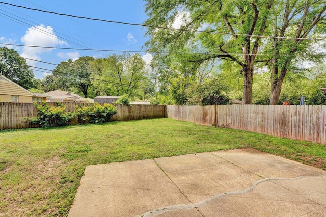 4277 Rhodes Ave, Memphis, TN 38111 - view of yard with a fenced backyard and a patio area