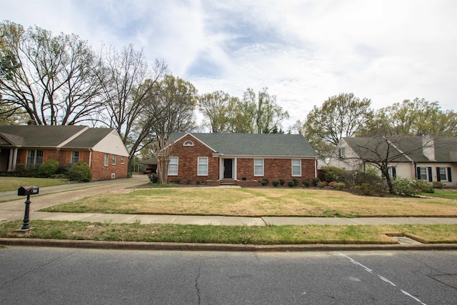 5483 Brantford Rd, Memphis, TN 38120 - single story home with brick siding and a front lawn