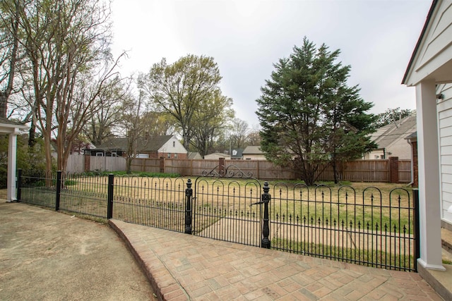 5483 Brantford Rd, Memphis, TN 38120 - exterior space featuring fence private yard and a gate