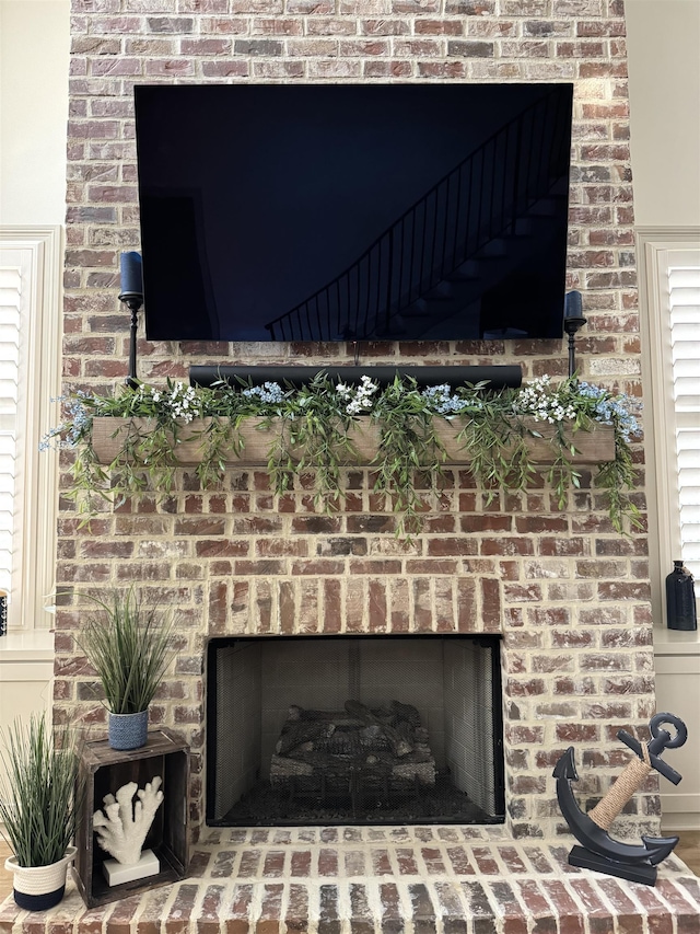 330 Mary Taylor Way, Piperton, TN 38017 - detailed view of a brick fireplace