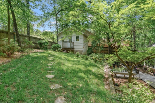 819 N Tree Dr, Collierville, TN 38017 - view of yard with fence
