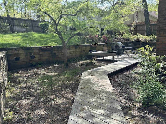 819 N Tree Dr, Collierville, TN 38017 - view of yard with a fenced backyard