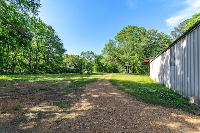 view of street with driveway