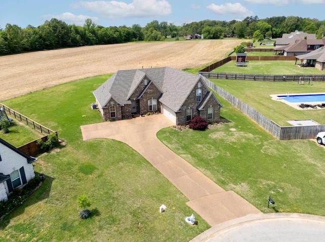 drone / aerial view
