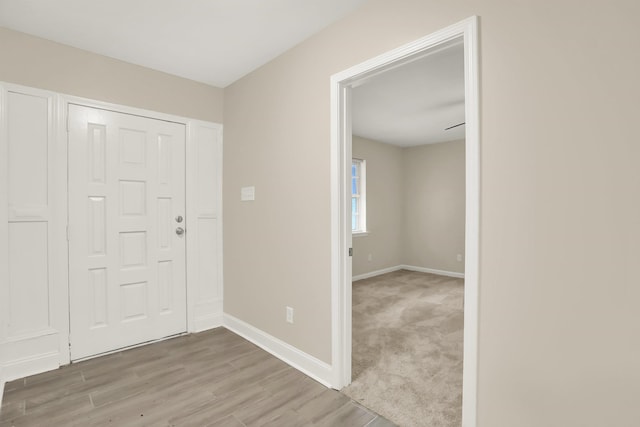 1296 Monasco Rd, Millington, TN 38053 - entryway featuring baseboards and light wood finished floors