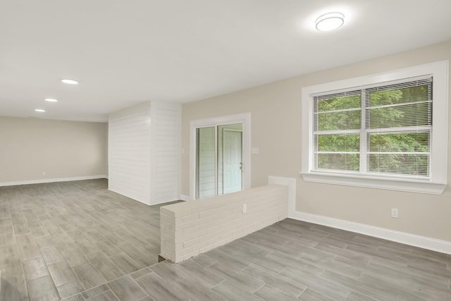 1296 Monasco Rd, Millington, TN 38053 - empty room featuring recessed lighting, baseboards, and wood finished floors