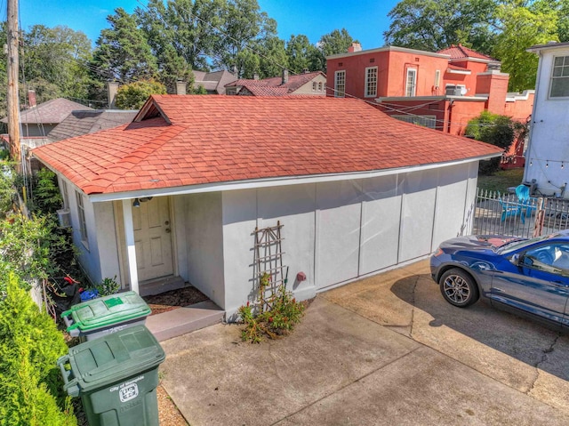 exterior space with fence