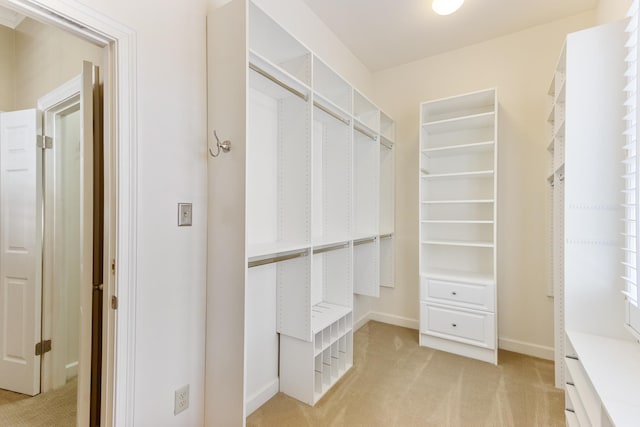 7298 Mont Blanc Dr, Germantown, TN 38138 - walk in closet featuring light colored carpet