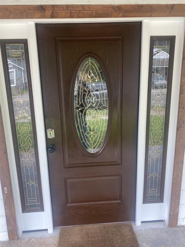 view of entrance to property
