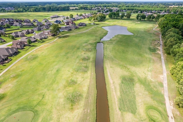 235 Fairoaks Dr, Oakland, TN 38060 - drone / aerial view featuring a residential view, a water view, and golf course view