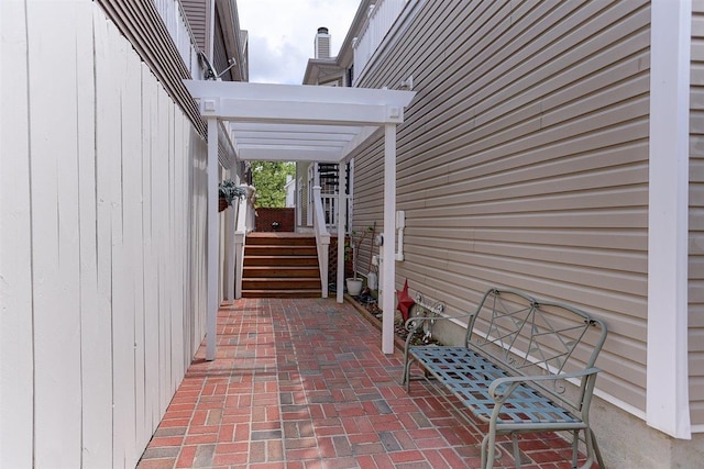 view of patio