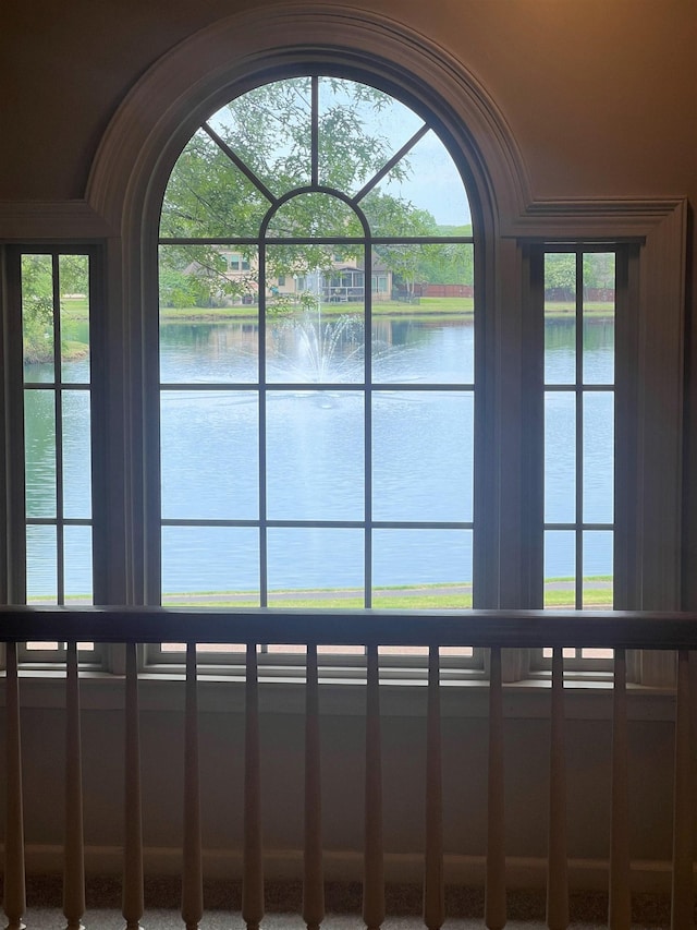 details with a water view