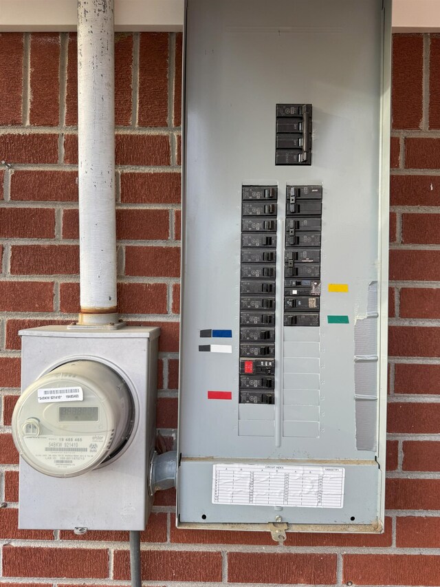 utilities featuring electric meter and electric panel