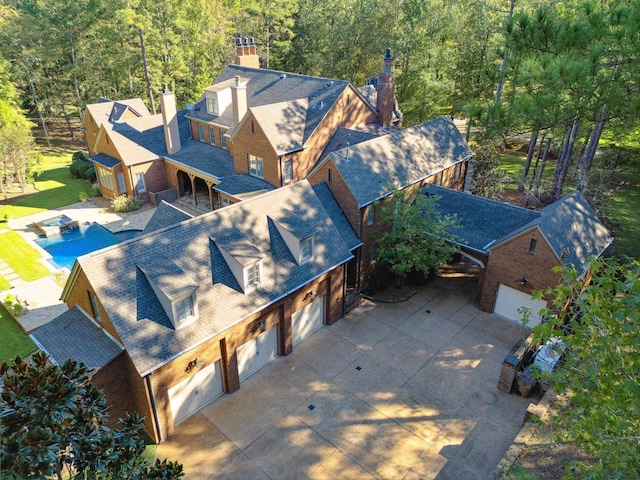 75 Notting Creek Cv, Eads, TN 38028 - aerial view featuring a wooded view