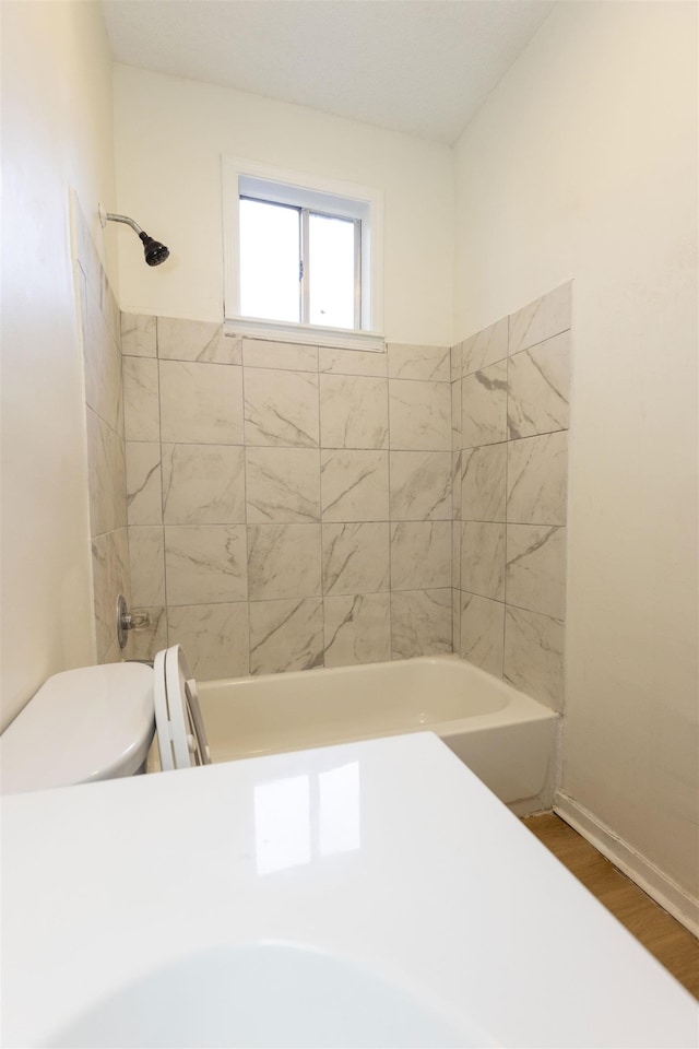 993 Oakview St, Memphis, TN 38114 - bathroom with toilet and wood finished floors
