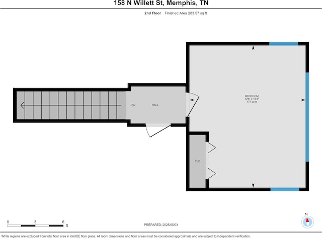 158 N Willett St, Memphis, TN 38104 - floor plan