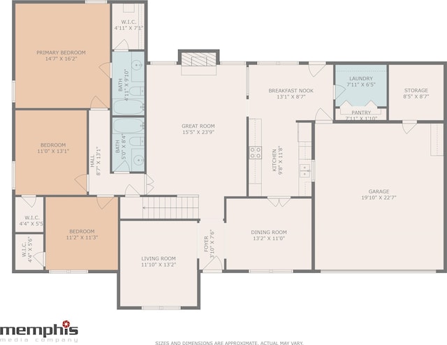 floor plan / room layout